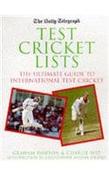 Graham Dawson / Test Cricket Lists (Coffee Table Book) image