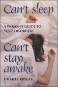 Meir Kryger / Can't Sleep, Can't Stay Awake (Large Paperback) image