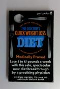 Irwin Maxwell Stillman / The Doctor's Quick Weight Loss Diet (Vintage Paperback) image