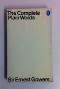 Ernest Gowers / The Complete Plain Words ... Revised Edition by Sir Bruce Fraser. (Vintage Paperback) image
