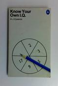 Hans Jurgen Eysenck / Know Your Own I.q. (Vintage Paperback)