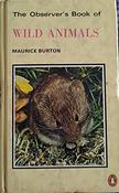 Maurice Burton Staff / The Observer's Book of Wild Animals (Hardback) image