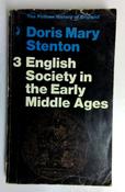Doris Stenton / The Pelican History of England, Vol.3: English Society in the Early Middle Ages, 1066-1307 (Vintage Paperback) image