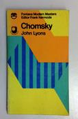 John Lyons / Chomsky (Modern Masters) (Vintage Paperback) image