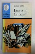 Matthew Arnold / Essays in Criticism (Everyman Paperbacks) (Vintage Paperback) image