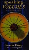 Seamus Hosey / Speaking Volumes (Large Paperback) image