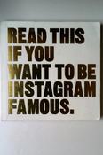 Henry Carroll / Read This If You Want to Be Instagram Famous (Large Paperback) image