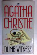 Agatha Christie / Dumb Witness (the Christie Collection) (Fontana) (Vintage Paperback) image