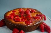 Almond &amp;amp; Raspberry Polenta Cake 8” image