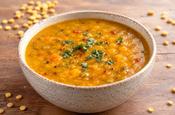 Split Pea and Butternut Squash Dhal Soup
