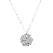 Athena Coin Necklace Silver image