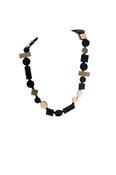 Bauhaus Black &amp; Gold Necklace