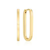 Capizzi Pianura Medio Oval Hoop Earrings