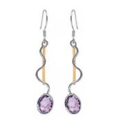 Heartbeat Earrings in various gemstones image