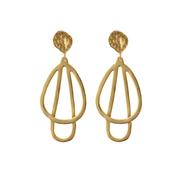Honey Earrings (Gold / Gold &amp; Black)