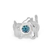Solstice Ring with Large Moissanite image
