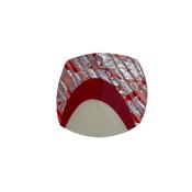 M'anam Cocktail Ring in Berry/Cream/Coral/Silver