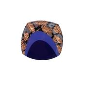 M'anam Cocktail Ring in Cornflower/Sapphire/Rose Gold/Black