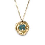 Molten Necklace with Moissanite image