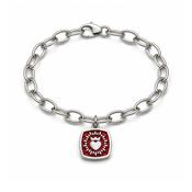 Double Sided  Keith Haring Claddagh On Charm Bracelet
