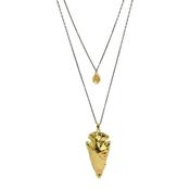 Arrowhead Necklace (Gold or Black)