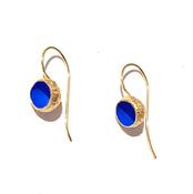 Acorn Cup Matt Drop Earrings in various colours