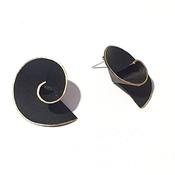 Matt Swirl Earrings in various colours