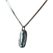Soul Friend (Anam Cara) Carved Pendant (silver/oxidised)