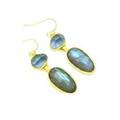 Sapphire Quartz &amp; Labradorite Drops image