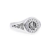 Silver Sea Shell Signet image