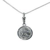 The Hare Silver Pendant image