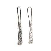 Stone &amp; Sea Teardrop Silver Earrings