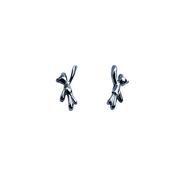 Teddy Bear Silver Stud Earrings image
