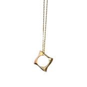 Waves Necklace Gold image
