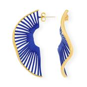 Abstract Wave Stud Earrings image