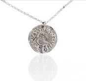 Penny Raven Coin Silver Necklace image