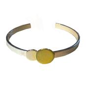 Archeol Cuff in Sterling Silver &amp; Gold Vermeil