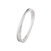 Silver Three Strand Twist Cuff image