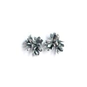 Folia Oxidised Silver Studs