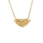 Little Shield Necklace Gold image