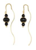 Freia Black Earrings