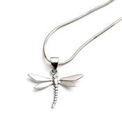 Wildlife Pendant - Small Dragonfly With Chain image
