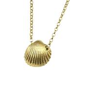 Cockle Shell Necklace Small (Silver or Gold)