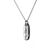 Love (Grá) Carved Silver Pendant