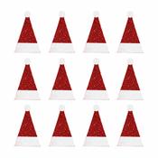 Glitter Santa Hats Craft Embellishments