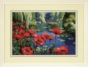 Needlepoint Kit: Lakeside Poppies
