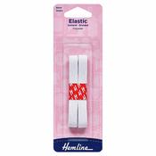 9mm White Elastic