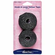 Hook &amp;amp; Loop Velcro Tape Stick On-Black image