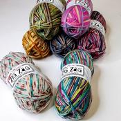 Zig Zag Sock Yarn 4ply image