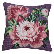 Cross Stitch Kit: Cushion: Cabbage Rose image